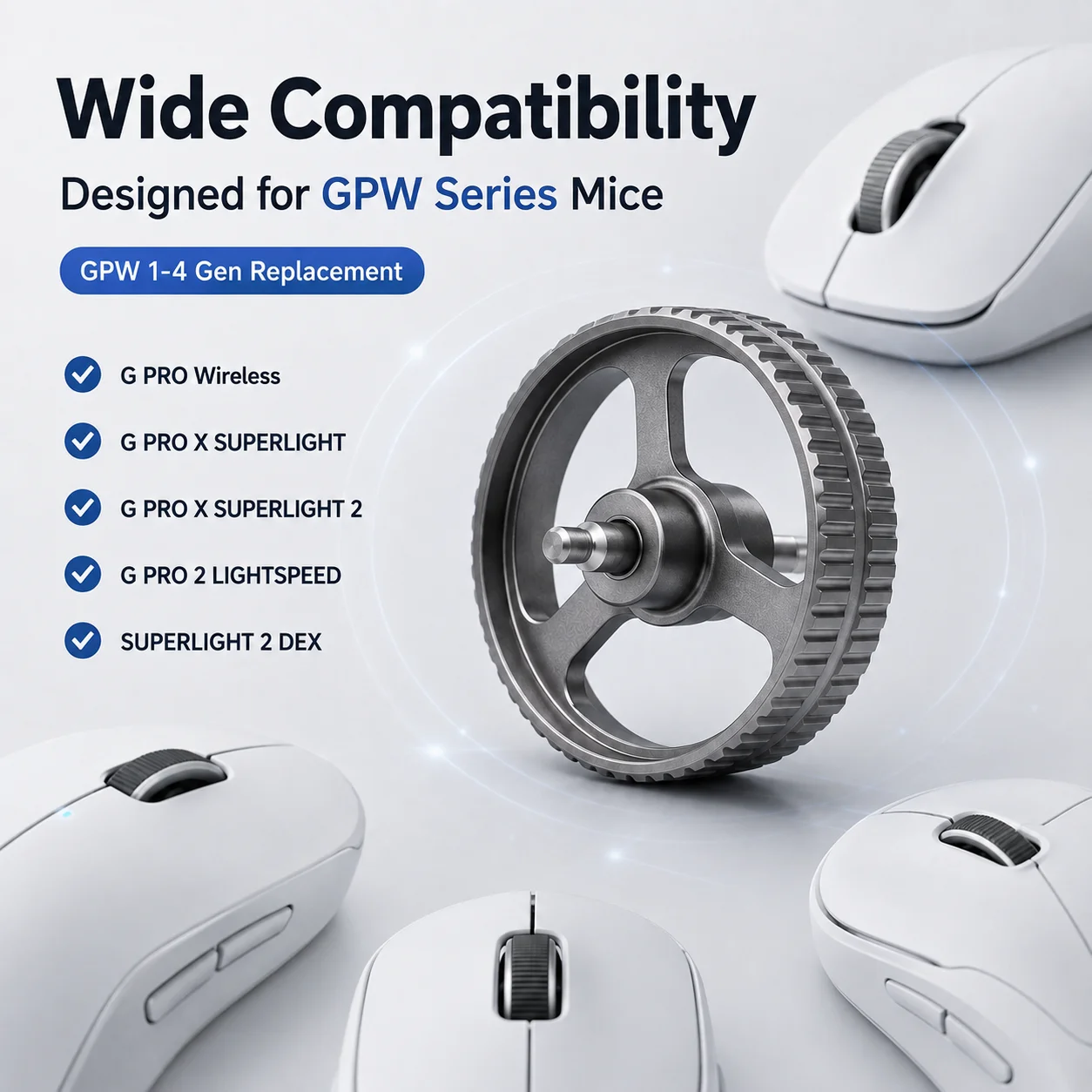 Ersatz-Maus-Scrollrad aus Alum – Logitech Mouse G Pro X Superlight Bewertung und Preis